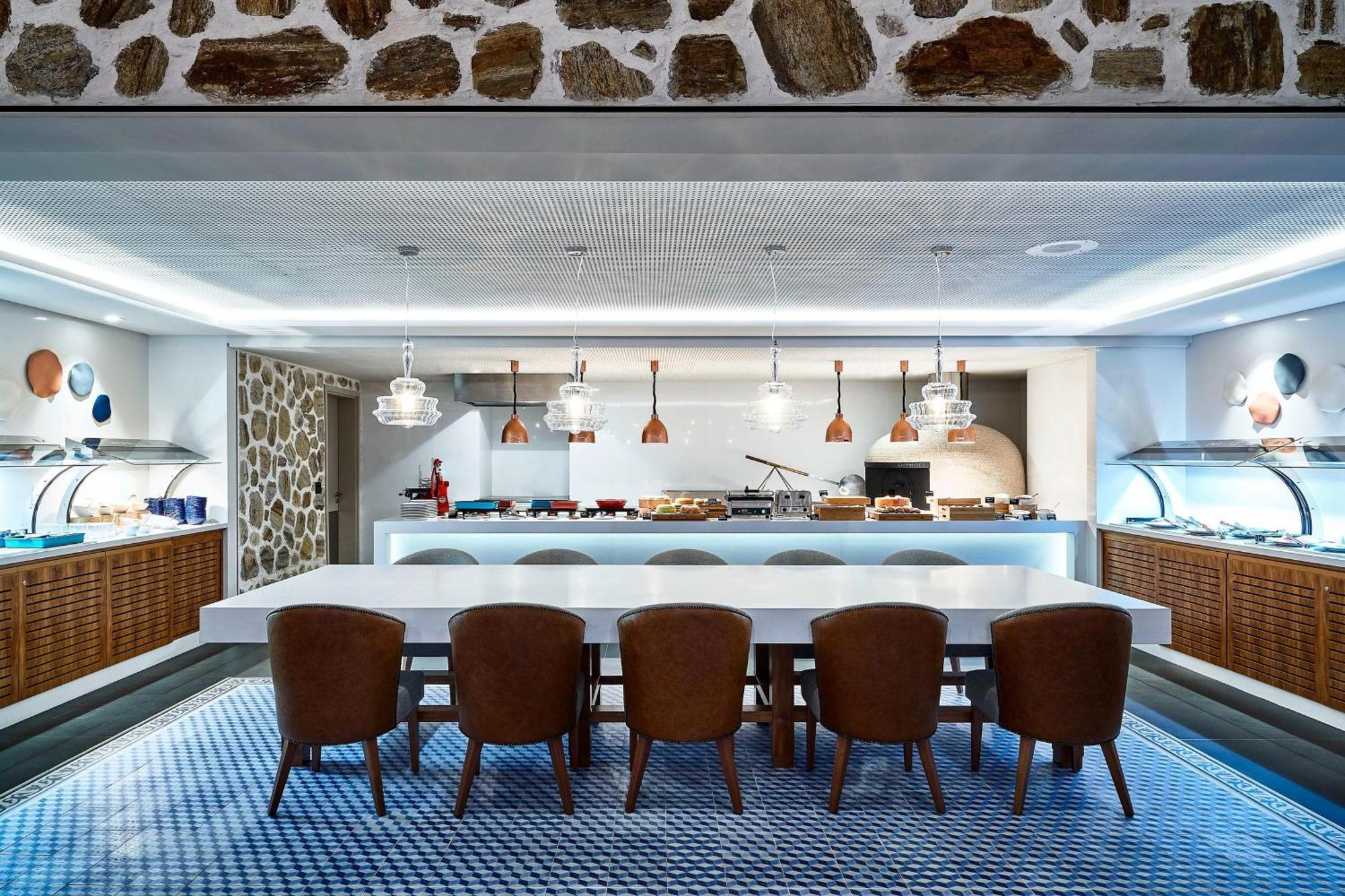 Sheraton Santos Hotel Exterior foto The open kitchen of the restaurant